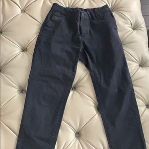 Muji navy trousers pants